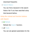 Page 352download frequently.
 
●Search History
You can find a keyword in the search 
history list if you have searched using 
that keyword before.
Using the colored and function buttons 
with Search
 
●b  Refresh
Refresh the  Search function.
 
●T  Tools
You can set general parameters for the  