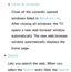 Page 469 
●Close all windows
Close all the currently opened 
windows listed in  Windows List. 
After closing all windows, the TV 
opens a new web browser window 
automatically. The new web browser 
window automatically displays the 
home page.
 
●Search
Lets you search the web. When you 
select the Search entry field, the Search   