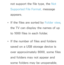 Page 501not support the file type, the Not 
Supported File Format. message 
appears.
 
Œ If the files are sorted by 
Folder view, 
the TV can display the names of up 
to 1000 files in each folder.
 
Œ If the number of files and folders 
saved on a USB storage device is 
over approximately 8000, some files 
and folders may not appear and 
some folders may be unopenable. 