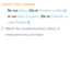 Page 612Cannot Find a ChannelRe-run Setup (Go to  System 
→  Setup) 
or run Auto Program. (Go to  Channel 
→ 
Auto Program).
 
NWatch the troubleshooting videos at 
www.samsung.com/spsn 