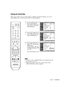 Page 79English - 79
Selecting the Internal Mute
When using a device such as a Home Theater or Amplifier with external speakers, you can set
Internal Mute to On to cut off sound from the TV’s internal speakers.
1
Press the MENU button.
Press the …or †button to
select “Sound”, then press
the ENTER button.
2
Press the …or †button to
select “Internal Mute”, then
press the ENTER button.
3
Press the …or †button to
select “On”, then press the
ENTER button.
Pressing the …or †button
will alternate between “Off”
and...