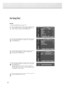 Page 8080
Fine Tuning (Fine)
Preset: 
•Press the SOURCE button to select “PC”.
1 
Press the MENU button. Press the ▲or ▼button to
select “Setup”, then press the ENTER button.
2 
Press the ▲or ▼button to select “PC”, then press
the ENTER button.
3 
Press the ▲or ▼button to select “Image Lock”,
then press the ENTER button.
4 
Press the ▲or ▼button to select “Fine”, then press
the ENTER button.  
Remove picture noise on the screen by pressing 
the 
œ or√button. (If Fine is not set properly, noise
will appear on...