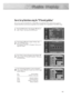 Page 9999
How to Set up Restrictions using the “TV Parental guidelines”
First, set up a personal identification number (PIN), and enable the V-Chip. (See previous section.)
Parental restrictions can be set up using either of two methods: The TV guidelines or the MPAA rating.
1
Press the MENU button. Press the ▲or ▼button to
select “Setup”, then press the ENTER button.
2 
Press the ▲or ▼button to select “V-Chip”, then 
press the ENTER button.
The message “Enter PIN” will appear. Enter your 4- 
digit PIN number....