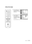 Page 31English - 31
Selecting a Menu Language
1
Press the MENU button. 
Press the …or †button to
select “Setup”, then press the
ENTER button.
2
Press the ENTER button to
select “Language”.
Press the …or †button to
select “English”, “Español” 
or “Français”, then press the
ENTER button.
Press the EXIT button to exit.
Setup
Language : English√Time√V-Chip√Caption√Menu Transparency: Medium√Blue Screen : Off√Color Weakness√▼ More
MoveEnterReturn Input
Picture
Sound
Channel
Setup
Listings
Setup
Language: English...