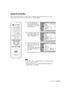 Page 81English - 81
Selecting the Internal Mute
When using a device such as a Home Theater or Amplifier with external speakers, you can set
Internal Mute to On to cut off sound from the TV’s internal speakers.
1
Press the MENU button.
Press the …or †button to
select “Sound”, then press
the ENTER button.
2
Press the …or †button to
select “Internal Mute”, then
press the ENTER button.
3
Press the …or †button to
select “On”, then press the
ENTER button.
Pressing the …or †button
will alternate between “On”
and...