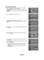 Page 104
Español - 
Opción : ajuste automático del reloj
El reloj puede ajustarse automáticamente cuando se recibe una señal digital.
.  
Pulse el botón mEnU para ver el menú en pantalla. Pulse	los	botón	 ▲	o	▼	 para	 seleccionar	 “Configuración”	 y,	después,	 pulse	el	botón EntEr . Pulse	 los	botón	 ▲	o	▼	 para	 seleccionar	 “Tiempo”	y,	después,	 pulse	el	botón	EntEr .
.  
Pulse el botón EntEr  para seleccionar “Reloj”.
.  
Pulse el botón EntEr  para seleccionar “Modo Reloj”. Pulse...