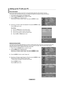 Page 37
English - 
How to Auto Adjust
Use the Auto Adjust function to have the TV set automatically adjust the video signals it receives.  The function also automatically fine-tunes the settings and adjusts the frequency values and positions.  
 This function does not work in DVI-Digital mode. Preset: Press the SOURCE button to select PC mode.
1.		Press the MENU button to display the menu. Press the ▲ or ▼ button to select “Picture”, then press the ENTER  button.
2.	Press the ▲ or ▼ button to select...