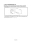 Page 59
English - 7
1.	Insert the locking device into the Kensington slot on the LCD TV (Figure 1) and turn it in the locking direction (Figure 2).
2.	Connect the Kensington Lock cable.
3.	Fix the Kensington Lock to a desk or a heavy stationary object.
Using the Anti-Theft Kensington Lock
The Kensington Lock is a device used to physically fix the system when using it in a public place. The locking device  has to be purchased separately. The appearance and locking method may differ from the illustration...