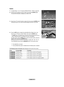 Page 72
English - 0
rotating
1.	Complete Steps 1 to 3 of “Using the WISELINK Menu”. (Refer to page 65)
2.	Press the ◄ or ► button to move to “Photo”, then press the Ent Er button.  
    The saved file information is displayed as a folder or file.
3.	Press the ▲, ▼, ◄ and ► buttons to select a file, then press the  EntEr button. 
    Pressing the button over a photo thumbnail displays the photo in full screen.
4.	Press the  Info button to display the option(Slide Show, Rotate, Zoom, List).
    Press the ▲...