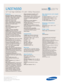 Page 2Samsung Electronics America, Inc.
105 Challenger Road
Ridgefield Park, NJ 07660-0511
Tel (201) 229-4000 • 1-800-SAMSUNG
www.samsung.com
LN37A550  
37 Full High Definition TV with 1080p Resolution
Features
HD-Grade 1920 (H) x 1080 (V) pixel
resolution:High resolution pixel density
with built-in image scaler to handle
inputs from a variety of digital and 
analog audio/video sources.
Widescreen aspect ratio
CCFL—Cold Cathode Fluorescent
Lamp:
Provides colors in your picture
that were not available before....