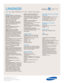 Page 2Samsung Electronics America, Inc.
105 Challenger Road
Ridgefield Park, NJ 07660-0511
Tel (201) 229-4000 • 1-800-SAMSUNG
www.samsung.com
LN40A530  
40 Full High Definition TV with 1080p Resolution
Features
HD-Grade 1920 (H) x 1080 (V) pixel
resolution:High resolution pixel density
with built-in image scaler to handle
inputs from a variety of digital and 
analog audio/video sources.
Widescreen aspect ratio
CCFL—Cold Cathode Fluorescent
Lamp:
Provides colors in your picture
that were not available before....