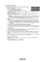 Page 63
Français - 14

Fonction Prêt à l'emploi
Au moment de la mise en marche initiale du téléviseur, des paramètres de base sont proposés automatiquement et subséquemment.1. 
Appuyez sur la touche POWER P de la télécommande. 
Il est aussi possible d'utiliser la touche POWER P du téléviseur.
Le message Select Language of the OSD. s'affiche.
2. 
Utilisez la touche ▲ ou ▼ pour sélectionner la langue, puis appuyez sur ENTERE. Le message Choisir ‘Util. à domicile’ pour un téléviseur à la maison....