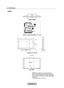 Page 90
Français - 41

Dimensions
LN2B0
VUE EN PLONGÉE
DÉTAIL DU PANNEAU DES PRISES ,2"H X 6,6"W
VUE AVANT/VUE LATÉRALE 
VUE ARRIèRE
REMARQUE : Les dessins ne sont pas nécessairement à l’échelle. Certaines dimensions pourraient être modifiées sans préavis. Vérifiez les dimensions avant d’installer votre téléviseur . Nous ne sommes pas responsables des erreurs de typographie ou d’impression. 
© 2009 Samsung Electronics America, Inc
¦
20.6
22.4
17.5
27.5
15.5
9.4
3.031.3
7,9 (200 mm)...