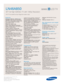 Page 2Samsung Electronics America, Inc.
105 Challenger Road
Ridgefield Park, NJ 07660-0511
Tel (201) 229-4000 • 1-800-SAMSUNG
www.samsung.com
LN46A850  
46 Full High Definition TV with 1080p Resolution
(45.9 (truncated) actual diagonal screen size)
Features
HD-Grade 1920 (H) x 1080 (V) pixel 
resolution:High resolution pixel density
with built-in image scaler to handle inputs
from a variety of digital and analog
audio/video sources.
Widescreen aspect ratio
CCFL—Cold Cathode Fluorescent
Lamp:
Provides colors in...