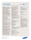 Page 2Samsung Electronics America, Inc.
105 Challenger Road
Ridgefield Park, NJ 07660-0511
Tel (201) 229-4000 • 1-800-SAMSUNG
www.samsung.com
LN52A650  
52 Full High Definition TV with 1080p Resolution
Features
HD-Grade 1920 (H) x 1080 (V) pixel
resolution:High resolution pixel density
with built-in image scaler to handle
inputs from a variety of digital and 
analog audio/video sources.
Widescreen aspect ratio
CCFL—Cold Cathode Fluorescent
Lamp:
Provides colors in your picture
that were not available before....