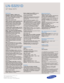 Page 2Samsung Electronics America, Inc.
105 Challenger Road
Ridgefield Park, NJ 07660-0511
Tel (201) 229-4000 • 1-800-SAMSUNG
w w w. s a m s u n g . c o m
LN-S3251D
32 Wide HDTV 
F e a t u re s
HD-grade 1366(H) x 768(V) pixel 
resolution:High resolution pixel density
with built-in image scaler to handle inputs
from a variety of digital* and analog
audio/video sources.
Widescreen aspect ratio
4000:1 dynamic contrast ratio/500 cd/m
2
Samsung’s wide viewing angle screen
enables brighter whites, deeper blacks
and...