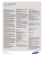 Page 2Samsung Electronics America, Inc.
105 Challenger Road
Ridgefield Park, NJ 07660-0511
Tel (201) 229-4000 • 1-800-SAMSUNG
w w w. s a m s u n g . c o m
LN-S4051D
40 Wide HDTV 
F e a t u re s
HD-grade 1366(H) x 768(V) pixel 
resolution:High resolution pixel density
with built-in image scaler to handle inputs
from a variety of digital* and analog
audio/video sources.
Widescreen aspect ratio
4000:1 dynamic contrast ratio/500 cd/m
2
Samsung’s S-PVA screen enables brighter
whites, deeper blacks and every shade...