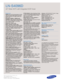 Page 2Samsung Electronics America, Inc.
105 Challenger Road
Ridgefield Park, NJ 07660-0511
Tel (201) 229-4000 • 1-800-SAMSUNG
w w w. s a m s u n g . c o m
LN-S4096D
40 Wide HDTV with Integrated DCR Tuner
F e a t u re s
HDMI allows for the transmission of both
video and audio digital signals through a
single connection for higher quality and
fewer wires.
HD-grade 1920(H) x 1080(V) pixel 
resolution:High resolution pixel density
with built-in image scaler to handle inputs
from a variety of digital* and analog...