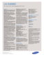 Page 2Samsung Electronics America, Inc.
105 Challenger Road
Ridgefield Park, NJ 07660-0511
Tel (201) 229-4000 • 1-800-SAMSUNG
w w w. s a m s u n g . c o m
LN-S4696D
46 Wide HDTV with Integrated DCR Tuner
F e a t u re s
HDMI allows for the transmission of both
video and audio digital signals through a
single connection for higher quality and
fewer wires.
HD-grade 1920(H) x 1080(V) pixel 
resolution:High resolution pixel density
with built-in image scaler to handle inputs
from a variety of digital* and analog...