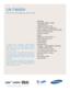 Page 1TV/Video
• HD-grade 1366(H) x 768(V) pixel resolution
• Widescreen aspect ratio
• 7000:1 dynamic contrast ratio
• Built-in digital tuner (ATSC/Clear QAM)
• Fast 8ms response time
• Picture-in-Picture
Audio
• Watts per channel: 10W x 2 
• SRS TruSurround XT™
• Side speakers
• Sound leveler
Connections
• 3 HDMI — High Definition Multimedia Interface (2 rear/1 side)
• 2 Component video inputs
• 2 S-video inputs (1 side/1 rear)
• Side and Rear A/V inputs
• PC input
• RF antenna inputs
• Swivel stand...