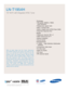 Page 13TV/Video
• HD-grade 1360(H) x 768(V) pixel resolution
• Widescreen aspect ratio
• 800:1 contrast ratio
• Built-in digital tuner (ATSC/Clear QAM)
• Fast 8ms response time
Audio
• Watts per channel: 3W x 2 
• SRS TruSurround XT™
• Bottom speakers
• Sound leveler
Connections
• 1 HDMI — High Definition Multimedia Interface
• Component video input
• S-video input
• Rear A/V inputs
• PC input
• RF antenna inputs
LN-T1954H  
19 HDTV with Integrated ATSC Tuner
All features, specifications, and model numbers...