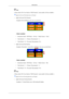 Page 96 Note
( Please check CDs User Guide at OSD Function, some models will not\
 available ) Apply the Screen Pixel function on Product
• Apply the Screen Pixel function - Symptom: Dot with Black Color move up and down. - Select method
• Instruction Guide : OSD Menu -> Set Up -> Safety Screen -> Pixel
• Time Interval : 1 ~ 10 hours ( Recommend : 1 )
• Time Period : 10 ~ 50 second ( Recommend : 50 )
• Apply the Screen Bar function - Symptom: Horizontal / Vertical Bar with Black Color move up and down. - Select...