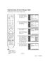 Page 101English - 101
Viewing Closed Captions (On-Screen Text Messages)
The Digital Captions function operates on digital channels.
1
Press the MENU button.
Press the …or †button to
select “Setup”, then press
the ENTER button.
2
Press the …or †button to
select “Caption”, then press
the ENTER button.
3
Press the ENTER button to
select “Caption”.
Press the …or †button to
select “On”, then press the
ENTER button.
4
Press the …or †button to
select “Caption Mode”, then
press the ENTER button.
Press the …or †button...