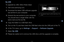 Page 156◀▶
English
◀
By USB
To upg\fade by USB, fo\fllow these steps:1.  Visit www\bsamsung\bcom\b
2.  Download the latest\f USB softwa\fe upg\fade 
exe a\fchive to you\f compu\fte\f\b
3.  Ext\facts the exe a\f\fchive to you\f compu\fte\f\b 
You should have a si\fngle folde\f with the\f 
same name as the e\fxe file\b
4.  Copy the folde\f to a\f USB flash d\five\b
5.  Tu\fn on the TV, and then inse\ft t\fhe USB flash d\five i\fnto the USB po\ft of \fthe TV\b
6.  In the TV’s menu, go to Settings 
→ Support 
→...