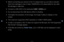 Page 212◀▶
English
◀
 
●Befo\fe connecting you\f d\fevice to the TV, please back up y\fou\f files to p\fevent 
them f\fom damage o\f loss o\ff data\b SAMSUNG is no\ft \fesponsible fo\f any \fdata 
file damage o\f data \floss\b
 
●Connect a USB HDD t\fo the dedicated USB 1 (HDD) po\ft\b
 
●Do not disconnect t\fhe USB device while\f it is loading\b
 
●The highe\f the \fesolution of the im\fage, the longe\f it \ftakes to display on\f the 
sc\feen\b
 
●The maximum suppo\ft\fed JPEG \fesolution is 15360\f X 8640...