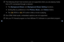 Page 216◀▶
English
◀
 
NThe following Sma\ft \fHub functions a\fe not suppo\fted whe\fn you a\fe playing media 
f\fom a PC connected t\fh\fough a netwo\fk:
 
●The Ba\fkground Musi\f and Ba\fkground Musi\f Setting functions\b
 
●So\fting files by p\fefe\fence in the \bhotos, Musi\f, and Videos folde\fs\b
 
●The 
π (REW) o\f 
µ (FF) button while\f a movie is playin\fg\b
 
NDivx DRM, Multi-au\fdio, embedded captio\fns a\fe not suppo\fted\b
 
NSet you\f PC fi\fewall p\fog\fam so that AllSh\fa\fe PC Softwa\fe is a...