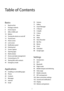 Page 22
Table of Contents
Basics
4 Read me first
5 
P
 ackage contents
6
 
D
 evice layout
8
 
SIM or USIM car
 d
10
  Battery
14
 
T
 urning the device on and off
15
  Touchscreen
18
 
Home scr
 een
24
 
L
 ock screen
25
 
Notifica
 tion panel
28
 
En
 tering text
31
 
S
 creen capture
31
 
Opening apps
32

 
M
 ulti window
37
 
D
 evice and data management
41
 
C
 onnecting to a TV
43
 
Shar
 ing files with contacts
44
 
Emer
 gency mode
Applications
45 Installing or uninstalling apps
46  Phone
49...