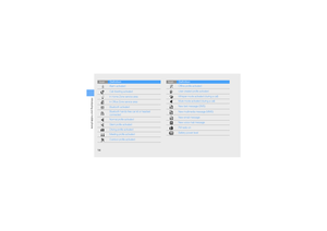 Page 1914
introducing your mobile phone
Alarm activated
Call diverting activated
In Home Zone service area
In Office Zone service area
Bluetooth activated
Bluetooth hands-free car kit or headset 
connected
Normal profile activated
Silent profile activated
Driving profile activated
Meeting profile activated
Outdoor profile activated
Icon
Definition
Offline profile activated
User created profile activated
Whisper mode activated (during a call)
Mute mode activated (during a call)
New text message (SMS)
New...