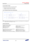 Page 764Samsung Confidential  
Exynos 5250_UM 15 Display Controller 
 15-22  
15.3.4 Color Space Conversion  
These tables describe examples of color scheme conversion: 
 Color Space Conversion YCbCr to RGB (CSCY2R) 
 Color Space Conversion RGB to YCbCr (CSCR2Y) 
15.3.4.1 Color Space Conversion YCbCr to RGB (CSCY2R) 
 
NOTE: Wide indicates that the RGB data contains a nominal range from 0 to 255. Alternatively, Narrow indicates that the 
RGB data contains a nominal range from 16 to 235. 
 
Coefficient...