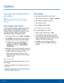 Page 4641Gallery
View, edit, and manage pictures 
and videos.
Note: Some functions described in this section 
are only available if there are images or videos in 
the Gallery.
View Images and Videos
Launching Gallery displays available folders. When 
another app, such as Email, saves an image, a 
Download folder is automatically created to contain 
the image. Likewise, capturing a screenshot 
automatically creates a Screenshots folder.
1. From a Home screen, tap  Apps > Gallery.  
2. Tap Menu in the upper left...