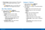 Page 122114
Applications My Files
• Cloud storage: Contains shortcuts to FTP servers 
or other cloud storage locations that you have 
added.
 - Google Drive: Sign in to view folders and 
files located in your Google Drive account.
My Files Options
 ► From a Home screen, tap  Apps > 
Samsung folder >  My Files. The following 
options are available:
• SEARCH: Search for a file or folder.
• MORE: Tap for the following options:
 -Cloud: Open files in the Verizon Cloud.
 -Show/Conceal hidden files: Show or 
conceal...