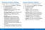 Page 196188
Settings Language and Input Settings
Samsung Keyboard Settings
Configure options for using the Samsung keyboard.
1. From a Home screen, tap  Apps >  Settings.
2. Tap Language and input.
3. Tap Samsung keyboard for options:
• English(US): Set the keyboard type: Qwerty 
keyboard or 3x4 keyboard.
• Add input languages: Choose which languages 
are available on the keyboard. To switch 
between languages, slide the Space bar 
sideways.
• Predictive text: Allow Predictive text to 
suggest words matching...