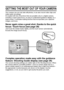 Page 1711English
GETTING THE MOST OUT OF YOUR CAMERA
Your camera can not only take still photos, it can also record video clips and 
make audio recordings.
It’s loaded with lots of functions that are possible only in a digital camera, 
including a super-quick focus, an easy-to-understand guidance display on a 
large screen, a schedule-making function that incorporates your captured 
images, and more.
Never again miss a great shot, thanks to the quick 
focus: Touch focus (see page 28)
Just touch the shutter...