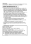 Page 2iEspañol
Advertencia
PARA EVITAR EL RIESGO DE INCENDIOS O DESCARGAS ELÉCTRICAS, 
NO EXPONGA EL APARATO A LA LLUVIA NI LA HUMEDAD
iEste aparato ha sido probado y se ha comprobado que cumple con los 
límites impuestos para un dispositivo digital Clase B, de acuerdo con la 
Parte 15 de la normativa de la FCC. Estos límites están concebidos para 
garantizar la suficiente protección contra las interferencias dañinas en el 
hogar. Este aparato genera, usa y puede irradiar energía de 
radiofrecuencia. Si no se...