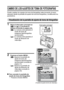 Page 43Español40
CAMBIO DE LOS AJUSTES DE TOMA DE FOTOGRAFÍAS
Puede cambiar los ajustes de toma de fotografías seleccionando el menú 
deseado desde la pantalla de ajuste de toma de fotografías y modificando los 
parámetros.
Visualización de la pantalla de ajuste de toma de fotografías
1 Sitúe el interruptor principal en 
[ ] o [ ] y encienda la 
cámara (consulte la página 23).
[ ]: La cámara está ajustada al 
modo de toma de 
imágenes fijas/fotografías 
secuenciales.
[ ]: La cámara está ajustada al 
modo de...