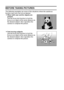 Page 3125English
BEFORE TAKING PICTURES
The following examples are some of the situations where the autofocus 
function may work, but not as desired.
iWhen both near and far objects are 
present
Use the focus-lock function to lock the 
focus on an object at the same distance as 
the desired subject, then reposition the 
camera to compose the picture.
iFast-moving subjects
Use the focus-lock function to lock the 
focus on an object at the same distance as 
the desired subject, then reposition the 
camera to...