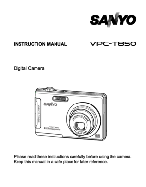 Page 1Downloaded From camera-usermanual.com Sanyo Manuals 