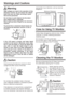 Page 22 2
Warnings and Cautions
Minimum Distances
5 cm
10 cm
10 cm10 cm
Warning
High voltages are used in the operation of this
television receiver. Do not remove the cabinet
back from your set. Refer servicing to quali-
fied service personnel.
Do not drop or push objects into the televi-
sion cabinet slots or openings.
Never spill any kind of liquid on the television
receiver.
Caution
Avoid exposing the television receiver to direct
sunlight and other source of the heat.
If the television is to be built into...