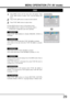 Page 2929
MENU OPERATION (TV/ AV mode)
H-POSITION
V-POSITION
DURATION
SEL
ADJBACKEXIT
LANGUAGE
15 SEC
BACK
MENU
TRANSPARENCE
TTX LANGUAGEWESTERN
OSD
Press MENU button and the main menu will appear. Press 
POINT {y buttons to select OSD, and will display OSD 
menu.
Press POINT xz buttons to select the item desired.
Press POINT {y buttons to adjust value.
SCREEN MENU
H-POSITION
V-POSITION
DURATION
SEL
ADJBACKEXIT
LANGUAGE
15 SEC
BACK
MENU
TRANSPARENCE
TTX LANGUAGEWESTERNENGLISH
LANGUAGE
Press POINT...