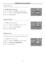 Page 28Adjusting On-Screen DisplayPress  MENU to display the menu main page.1Press  repeatedly to select  menu 3or4SYSTEM, and press6 to access.2Press  repeatedly to select H-POSITION or V-POSITION item. 5 or 6OSD OSD 3Adjusting OSD PositionPress 3 or 4to adjust the OSD position.4Adjusting OSD HalftonePress  MENU to display the menu main page.1Press  repeatedly to select  menu 3 or 4SYSTEM, and press6 to access.2Press  repeatedly to select  item. 5 or 6OSD HALFTONE3Press 3 or 4to adjust the OSD...