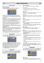 Page 99
MENU OPERATION
Picture menu
NAdvanced settings
Use the  or button to select Advanced settings and press 
the  or button to enter the sub menu as follows.
DCDi (Directional Correlational Deinterlacing) is used to process 
moving angled edge in deinterlacing to get the smoothest and most 
natural image. Press the  or button on the remote control to 
select On or Off.
ACC/ACM (ACC: Adaptive Contrast and Color; ACM-II: Active Color 
Management-II) is used to select adaptive Brightness, Contrast and...