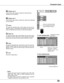 Page 35
5

Computer Input
VacantValues	of 	“Total 	dots”,	
“Horizontal”,	“Vertical”,	
“ D i s p l a y 	a r e a 	H ” , 	a n d	
“Display	area	V”.
Close	this	dialog	box.
To store adjusted data
To clear adjusted dataThis	Mode	has	stored	
parameters.
Move	 the	red	 frame	 pointer	
t o 	t h e 	d e s i r e d 	i t e m 	a n d	
press	the	SELECT 	button.
Use	the	Point	◄►	buttons	to	adjust	the	horizontal	area	
displayed	by	this	projector.
Display area H
Use	the	Point	◄►	buttons	to	adjust	the	vertical	area	displayed...