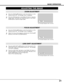 Page 2121
BASIC OPERATION
ADJUSTING THE IMAGE
The message disappears after 4 seconds.
The message disappears after 4 seconds.
Zoom
Focus
ZOOM ADJUSTMENT
FOCUS ADJUSTMENT
1Press the ZOOM /button(s) on the Top Control or on the
Remote Control Unit.  The message “Zoom” is displayed.
2Press the ZOOM button or the POINT UP button to make the
image larger, and press the ZOOM button or the POINT
DOWN button to make the image smaller.
1Press the FOCUS /button(s) on the Top Control or on the
Remote Control Unit....