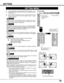 Page 3535
SETTING
Ceiling
When this function is “On,” picture is top / bottom and left / right
reversed.  This function is used to project image from a ceiling mounted
projector.
Rear
When this function is “On,” picture is left / right reversed.  This function is
used to project image to a rear projection screen.
Ceiling function
Rear function
Keystone
When image is distorted, select Keystone.  ON-SCREEN MENU
disappears and Keystone dialog box is displayed.  Correct keystone
distortion by pressing POINT...