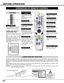 Page 1414
BEFORE OPERATION
FOCUS BUTTON
Used to adjust focus. (P20)
AUTO PC ADJ. BUTTON
Use to operate AUTO PC
Adjustment function. (P25)
KEYSTONE BUTTON
Used to correct keystone
distortion. (P20, 36)
IMAGE BUTTON
Used to select image
level. (P28, 33)
  LOCK
FREEZE
SELECT D.ZOOM
MUTE
VOLUME-
MENU
NO SHOW
IMAGE
VOLUME+
KEYSTONE
LASER
P-TIMER
ZOOM
COMPUTER 1
COMPUTER 2
VIDEO
FOCUS
LENS
AUTO PCON-OFF
OPERATION OF REMOTE CONTROL
ONALL OFF
ALL-OFF SWITCH
Left Side
When using Remote Control Unit,
turn this switch to...