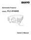 Page 1Owners Manual
PLC-XF46N/E
Multimedia Projector
MODEL 
✽ Projection lens is optional. 